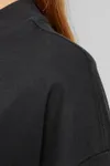 Ladies Heavy Oversized Tee Dress Black