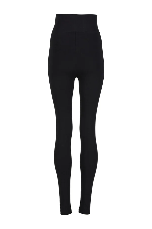 Ladies Cotton Leggings Black