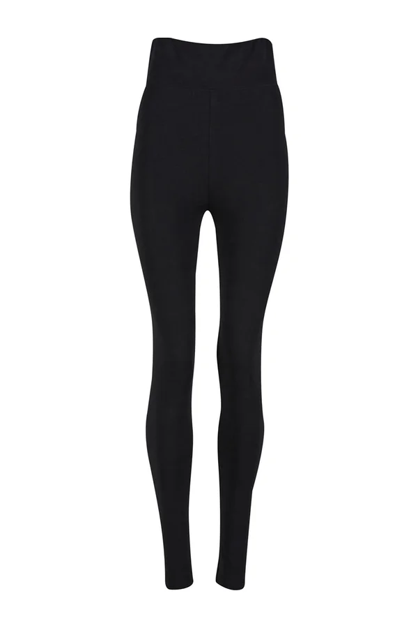 Ladies Cotton Leggings Black