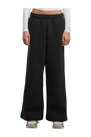 Ladies Wideleg Sweatpants Black