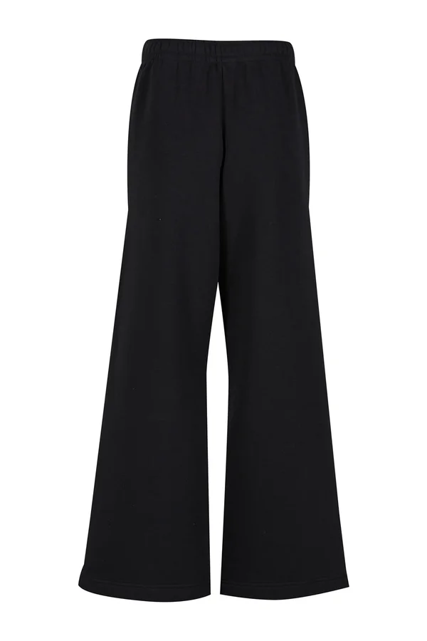 Ladies Wideleg Sweatpants Black