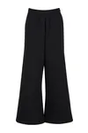 Ladies Wideleg Sweatpants Black