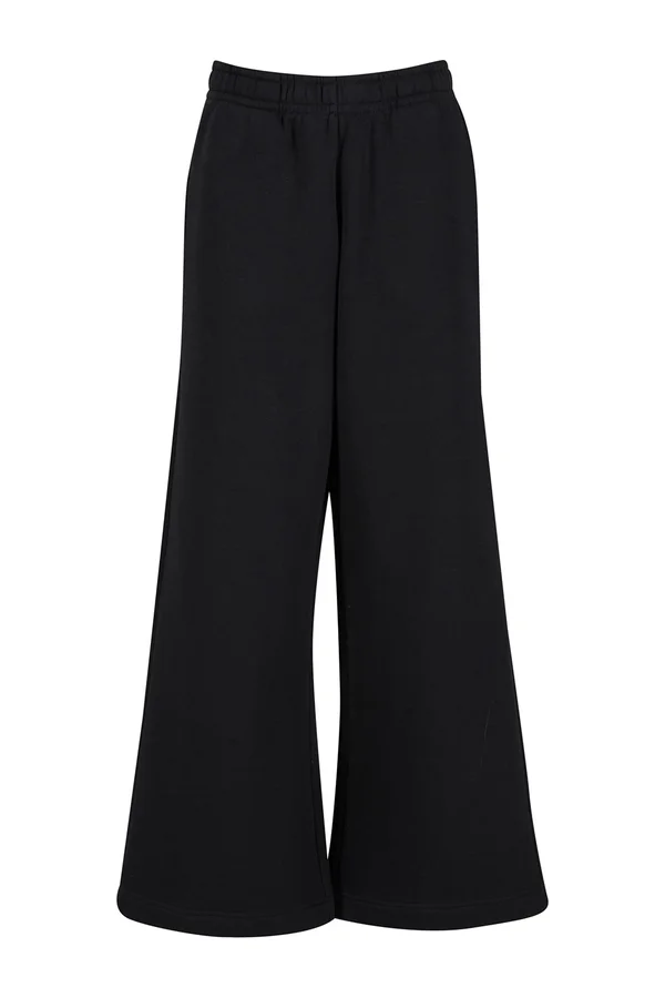 Ladies Wideleg Sweatpants Black