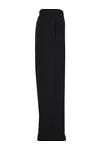 Ladies Wideleg Sweatpants Black