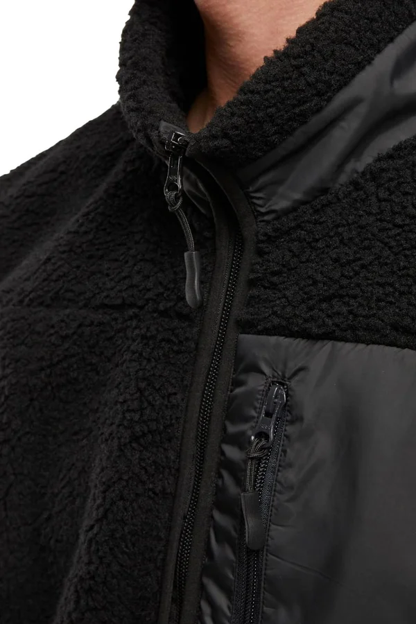 Bonded Sherpa Jacket Black