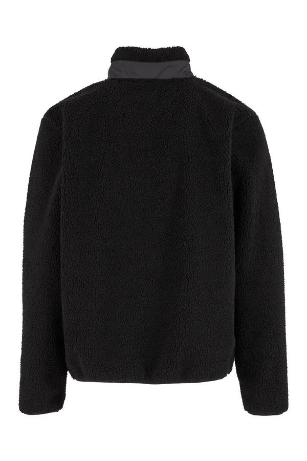 Bonded Sherpa Jacket Black