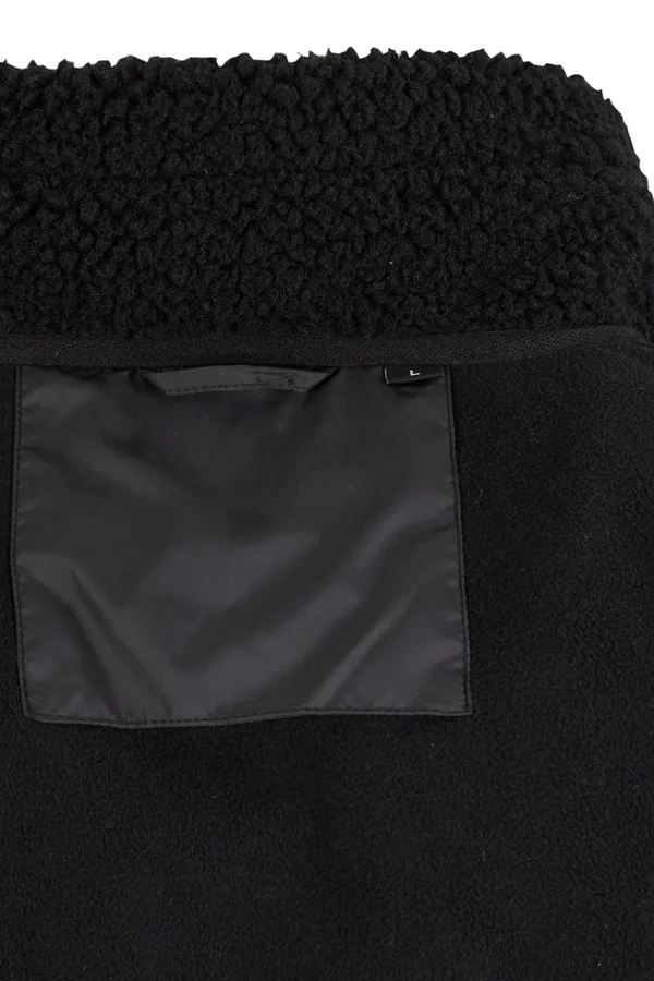 Bonded Sherpa Jacket Black