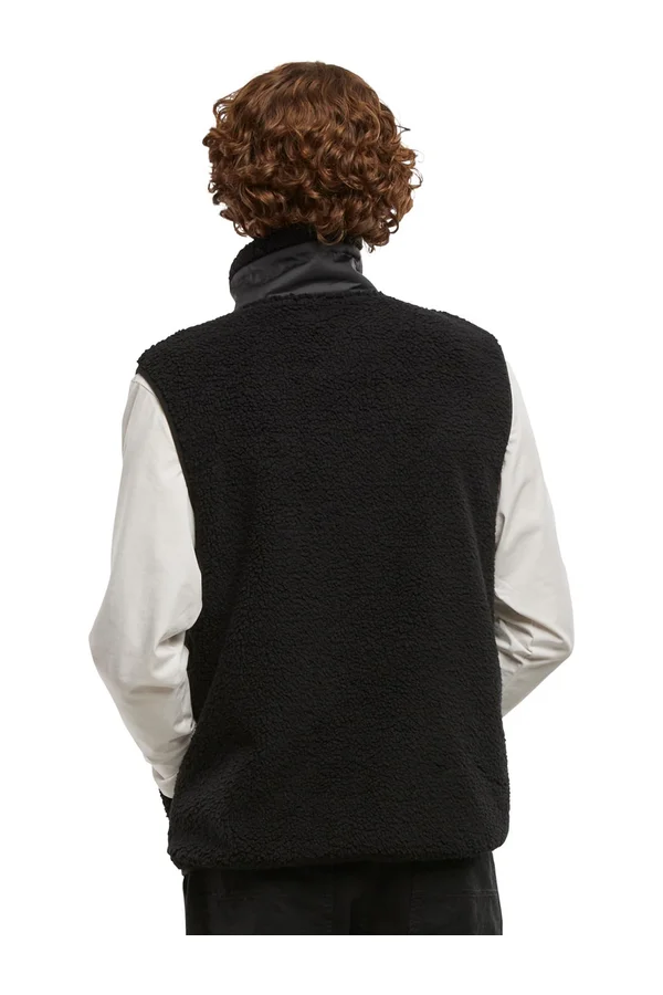Bonded Sherpa Vest Black