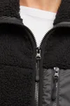 Bonded Sherpa Vest Black