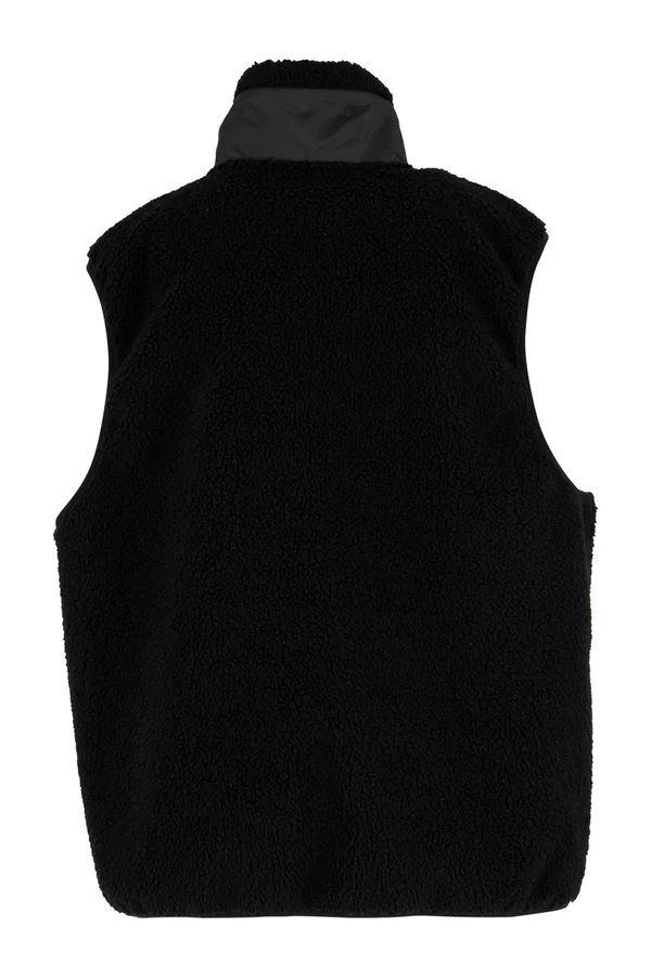Bonded Sherpa Vest Black