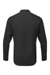 Men´s Banded Collar Grandad Long Sleeve Shirt Black