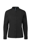 Women´s Banded Collar Grandad Shirt Black