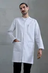 Essential 3-Pocket Work Coat White