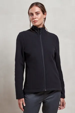 Women´s ´Recyclight´ Full ZipMicro Fleece Black