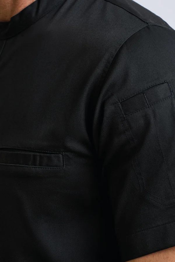 Chef´s Recycled Short Sleeve Shirt Black