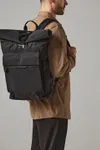 Axis Roll-Top Backpack Black