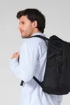 Zürich Roll-Top Backpack Black