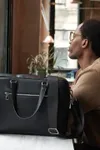 Tailored Luxe Briefcase Black