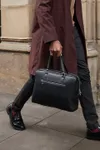 Tailored Luxe Briefcase Black
