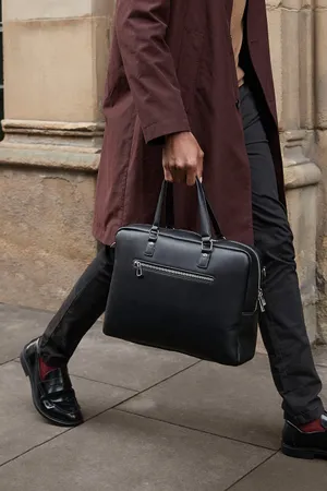 Tailored Luxe Briefcase Black