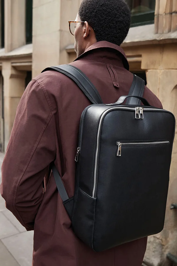Tailored Luxe Backpack Black