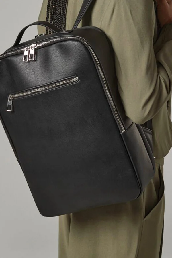 Tailored Luxe Backpack Black