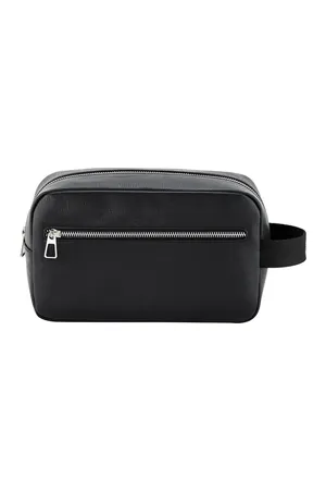 Tailored Luxe Wash Bag Black