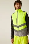 Hi-Vis 2-Tone Thermal Baffle Bodywarmer Yellow