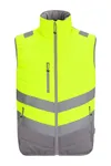Hi-Vis 2-Tone Thermal Baffle Bodywarmer Yellow