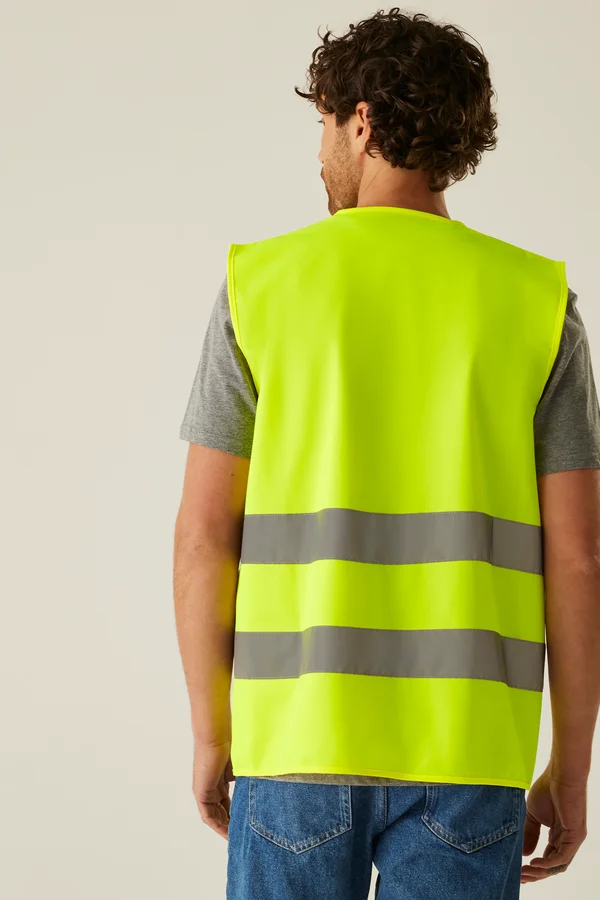 Essential Hi-Vis Easy Print Vest Yellow