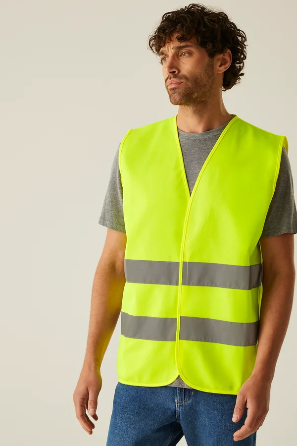 Essential Hi-Vis Easy Print Vest Yellow