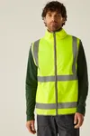 Pro Hi-Vis Full Zip Gilet Yellow