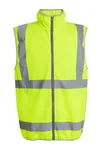 Pro Hi-Vis Full Zip Gilet Yellow