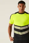 Hi-Vis X-Pro T-Shirt (Class 1) Black / Yellow