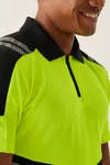 Hi-Vis X-Pro Polo (Class 1) Black / Yellow