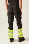 Hi-Vis X-Pro Stretch Holster Trouser (Class 1) Black / Yellow