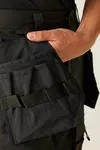 Hi-Vis X-Pro Stretch Holster Trouser (Class 1) Black / Yellow