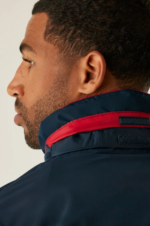 Ascender Waterproof Shell Jacket Navy / Classic Red