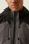 4TEX Stretch Waterproof Shell Jacket Slate Grey / Black