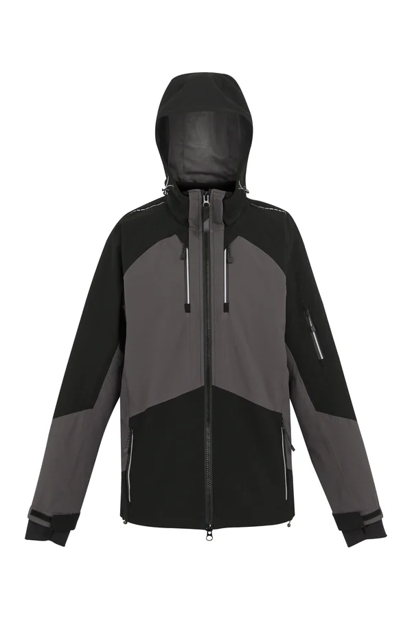 4TEX Stretch Waterproof Shell Jacket Slate Grey / Black