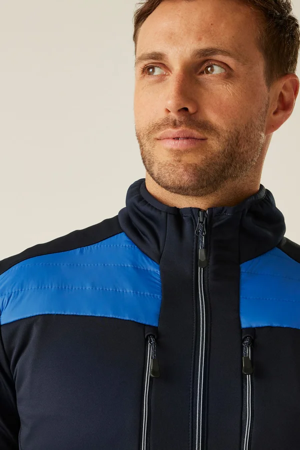 E-volve Unisex Thermal Hybrid Jacket Strong Blue / Navy