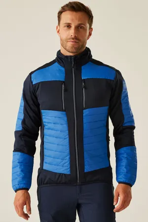 E-volve Unisex Thermal Hybrid Jacket Strong Blue / Navy