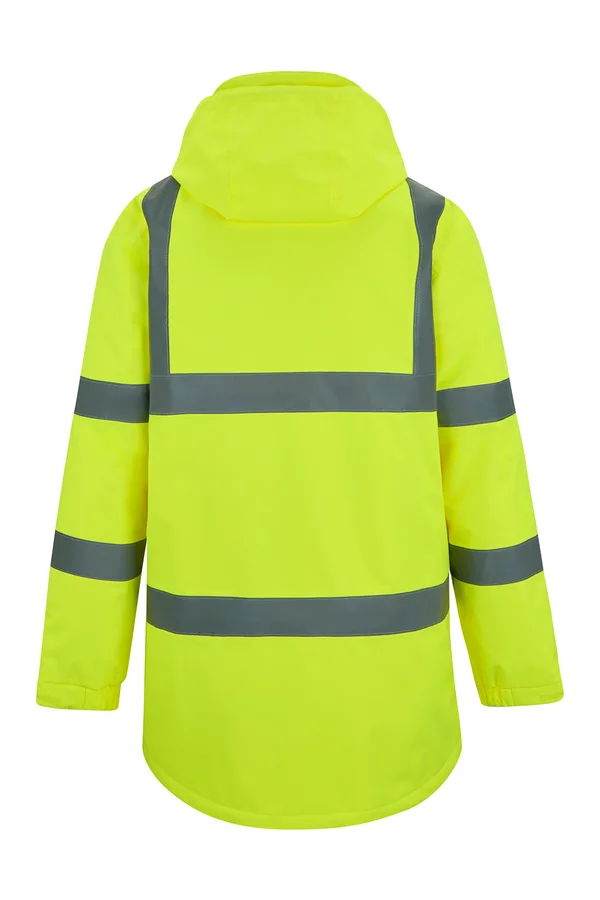 Hi-Vis Pro Contract Dover Parka Jacket Yellow
