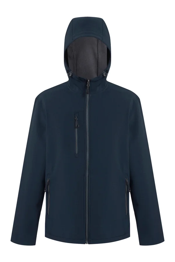 Navigate 2-Layer Hooded Softshell Jacket navy/seal grey