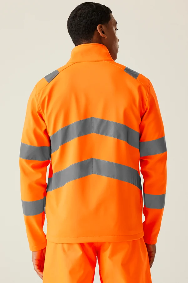 Pro Contract Hi-Vis Ablaze 2L Softshell Jacket Orange