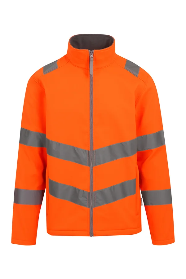 Pro Contract Hi-Vis Ablaze 2L Softshell Jacket Orange