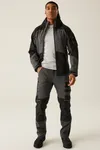 4TEX Stretch 3-Layer Softshell Jacket Slate Grey / Black