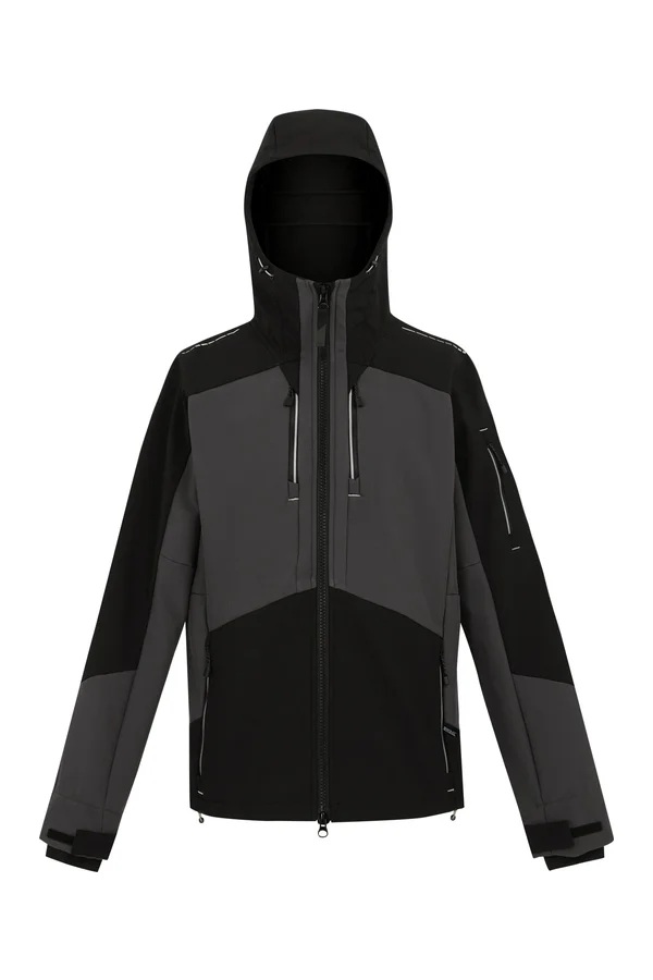 4TEX Stretch 3-Layer Softshell Jacket Slate Grey / Black