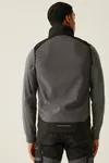 4TEX Stretch 3-Layer Softshell Bodywarmer Slate Grey / Black