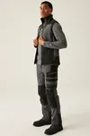 4TEX Stretch 3-Layer Softshell Bodywarmer Slate Grey / Black